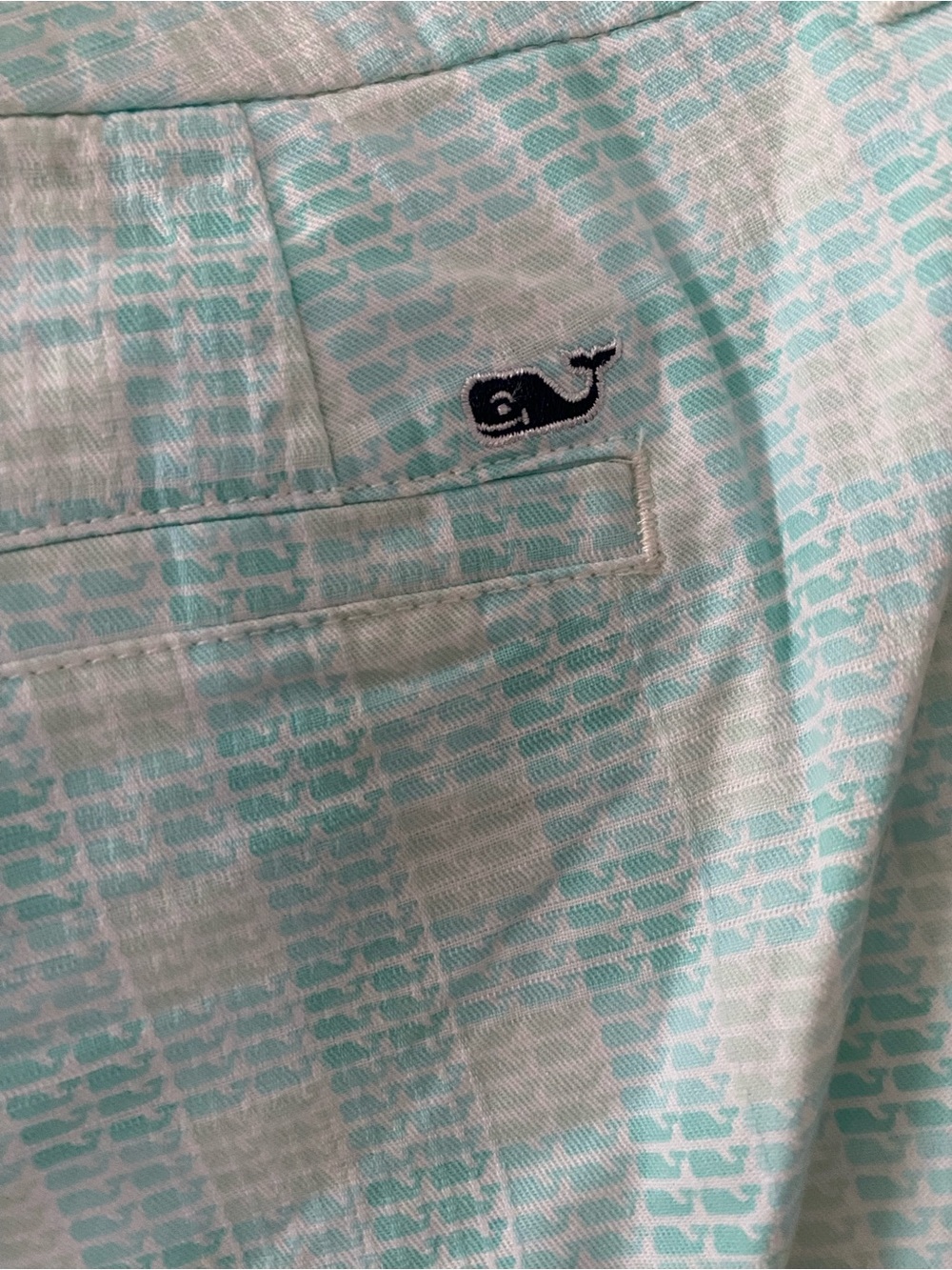 Vineyard Vines Mint Plaid Shorts - Picture 3 of 4